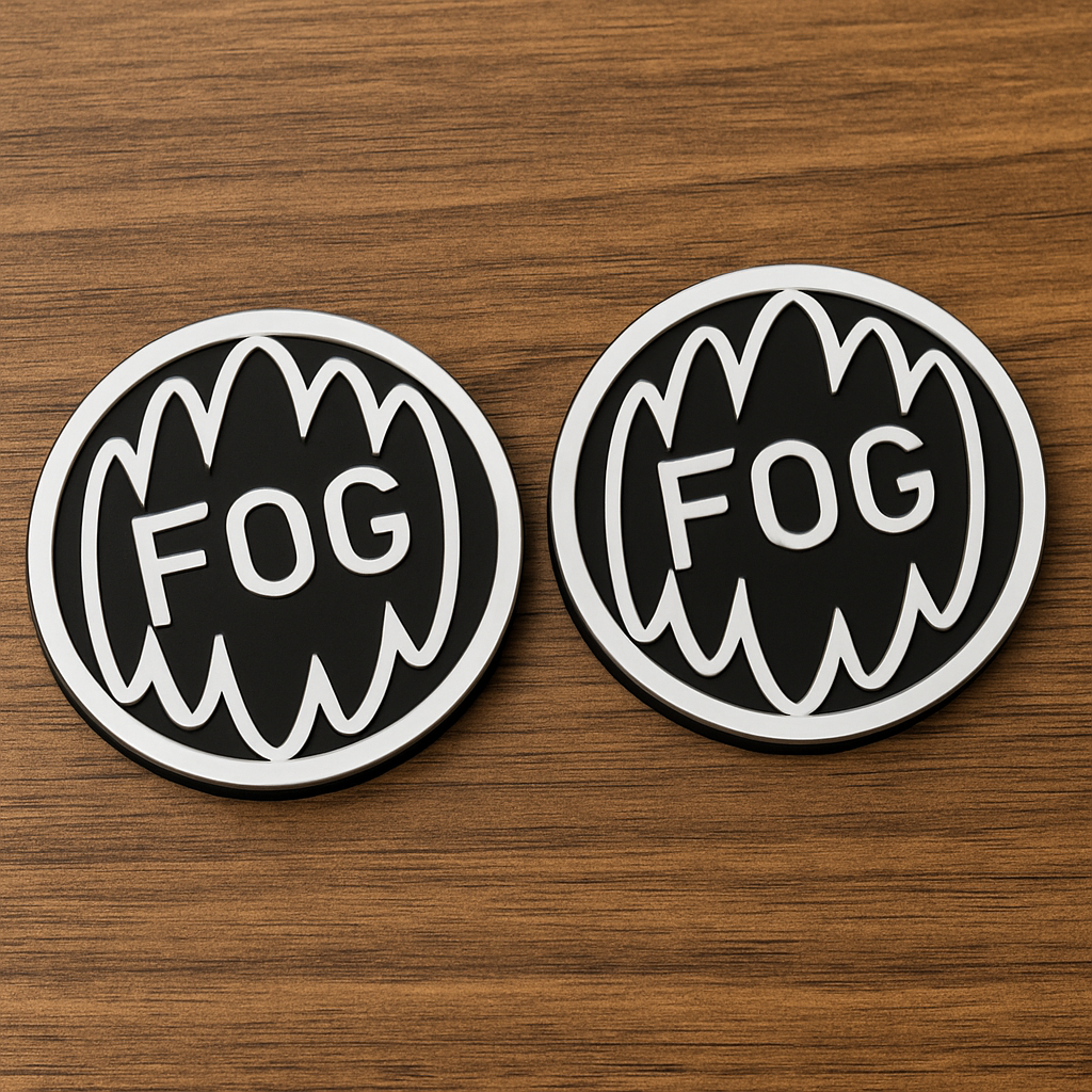 Fog Logo Car Cup Holder Coaster