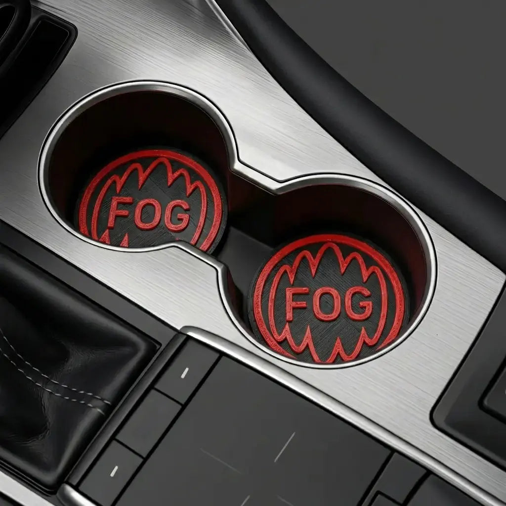 Fog Logo Car Cup Holder Coaster